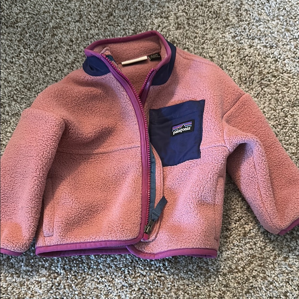 Patagonia Kids Jacket - Pink and Navy